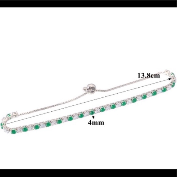 🍃Emerald Topaz Bracelet🍃 - Picture 2 of 8